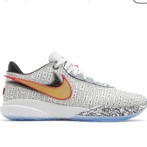 LeBron 20 EP 'The Debut' Nike DJ5422 white/metallic gold/black/university 9.5